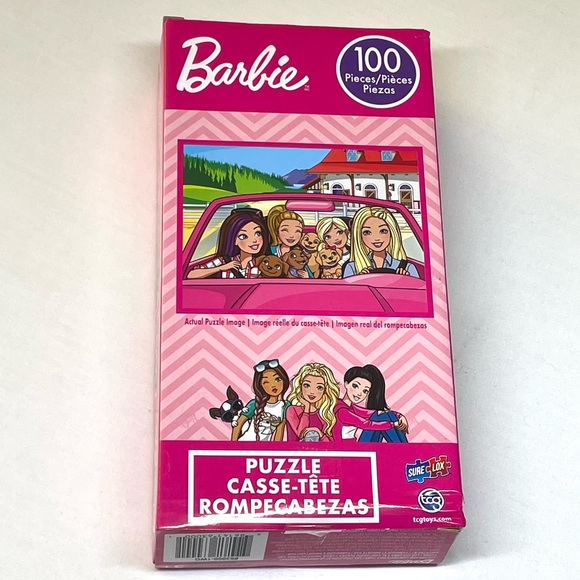 TCG Toys Sure Lox Barbie 100 Pieces Jigsaw Puzzle New In Box Age 3+ - Picture 7 of 14